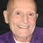 After image of a smiling elderly man